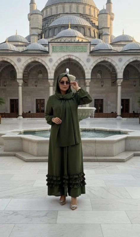 Modest Abaya — Style 12 — Olive