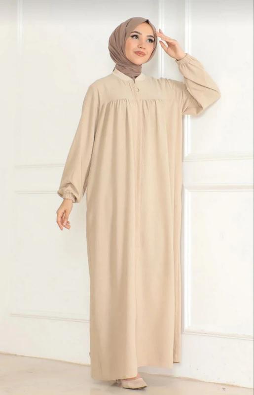 Cotton Abaya — Cream