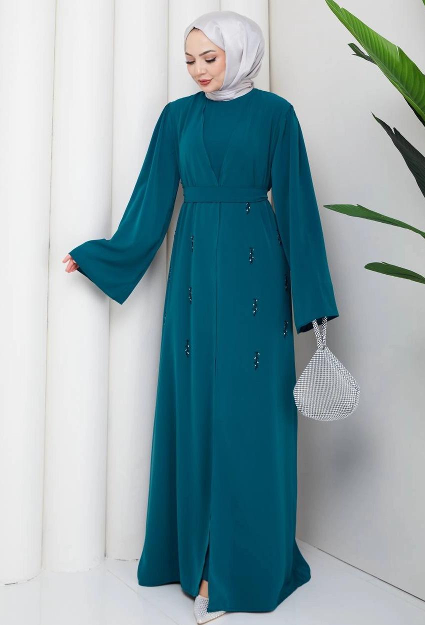 Abaya Set — Turquoise
