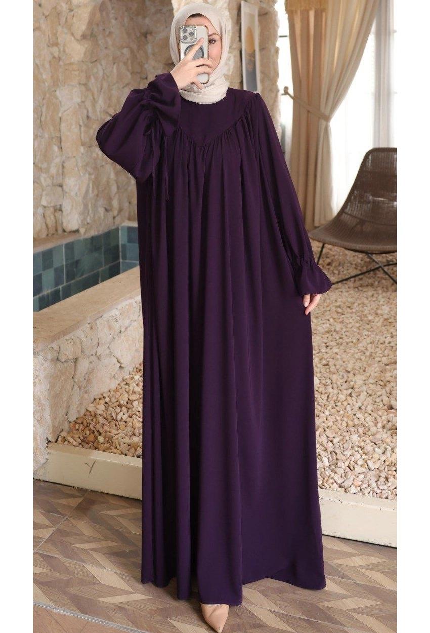 Medine Silk Dress — Black