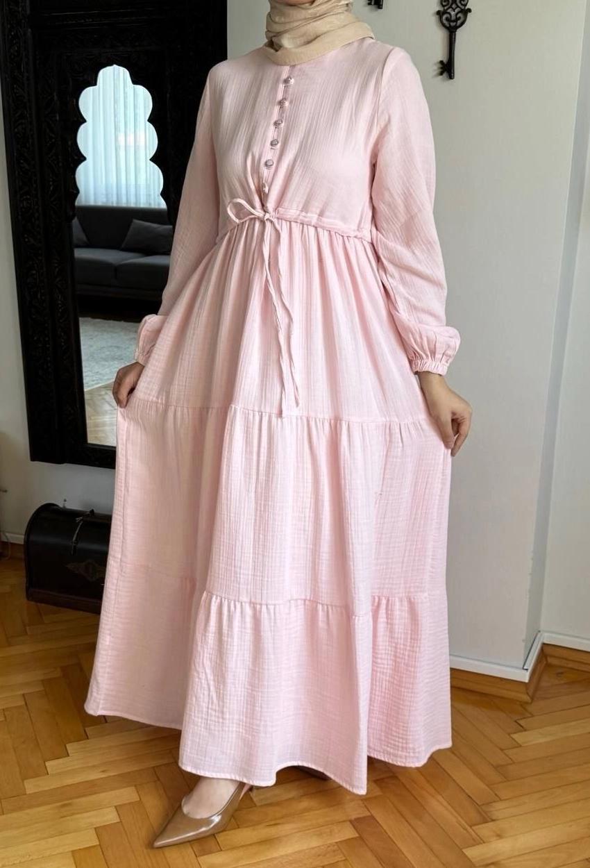 Muslin Dress — Pink