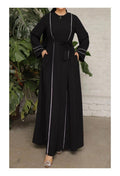Medina Silk Abaya — Black