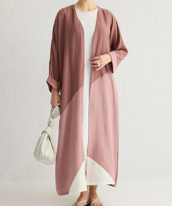 Modest Abaya — Style 8 — Pink