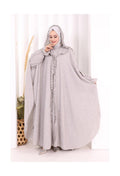 Abaya & Dress Set — Cream