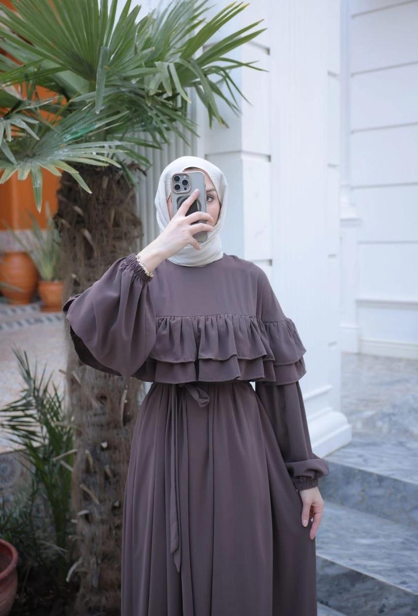 Medina Silk Dress — Mauve