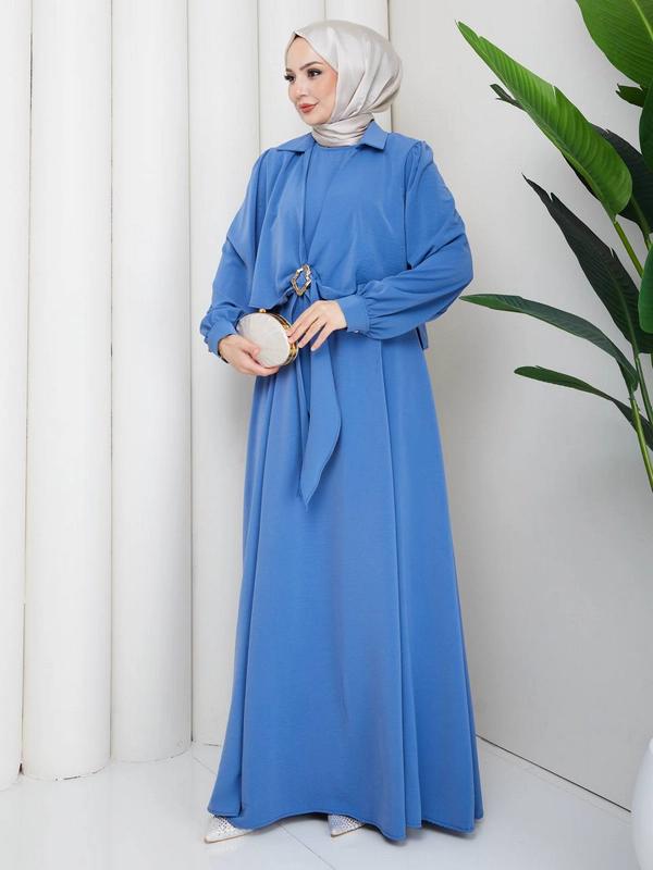 Cobra Dress — Blue
