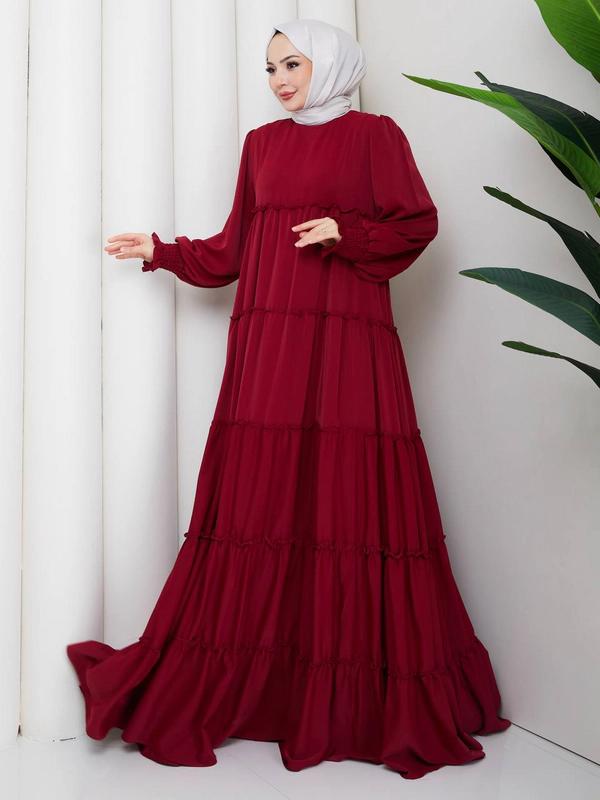 Dubai Dress — Burgundy