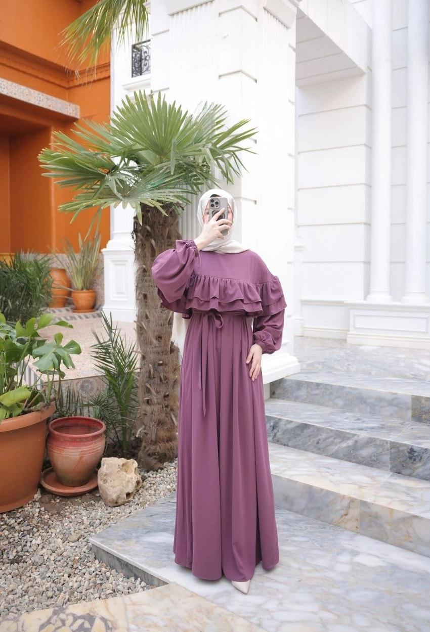 Medina Silk Dress — Rose