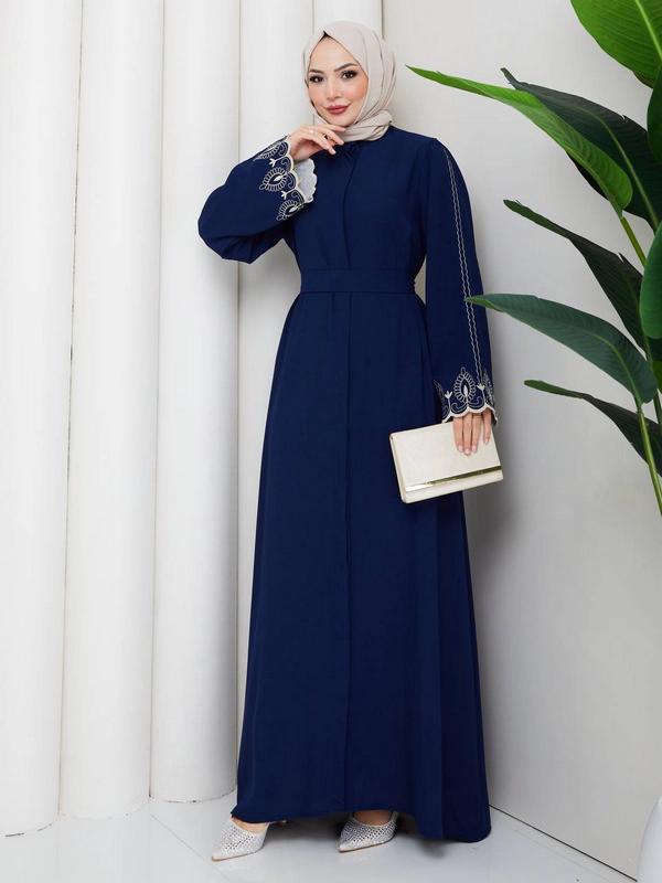 Modest Abaya — Navy