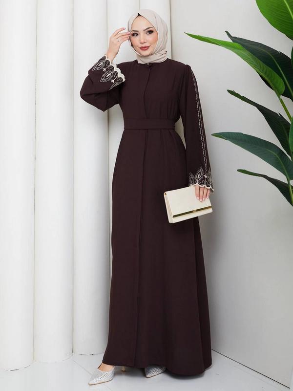 Modest Abaya — Dark Brown