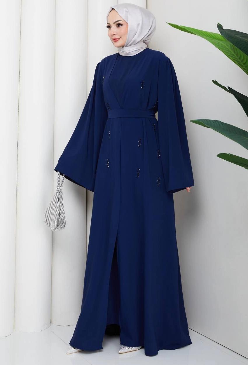 Abaya Set — Navy