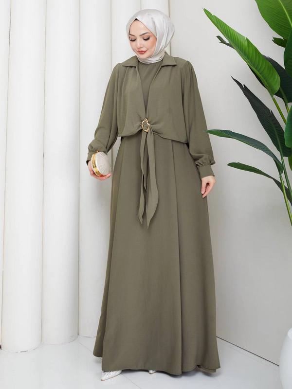 Cobra Dress — Olive