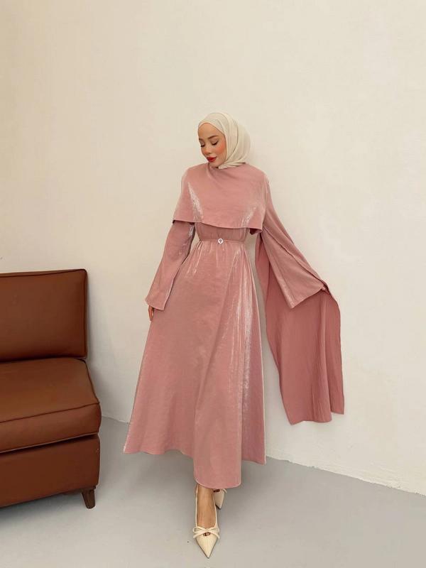 Modest Dress — Style 2 — Pink