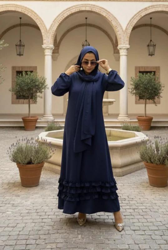 Modest Abaya — Style 12 — Navy