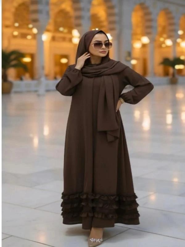 Modest Abaya — Style 12 — Brown
