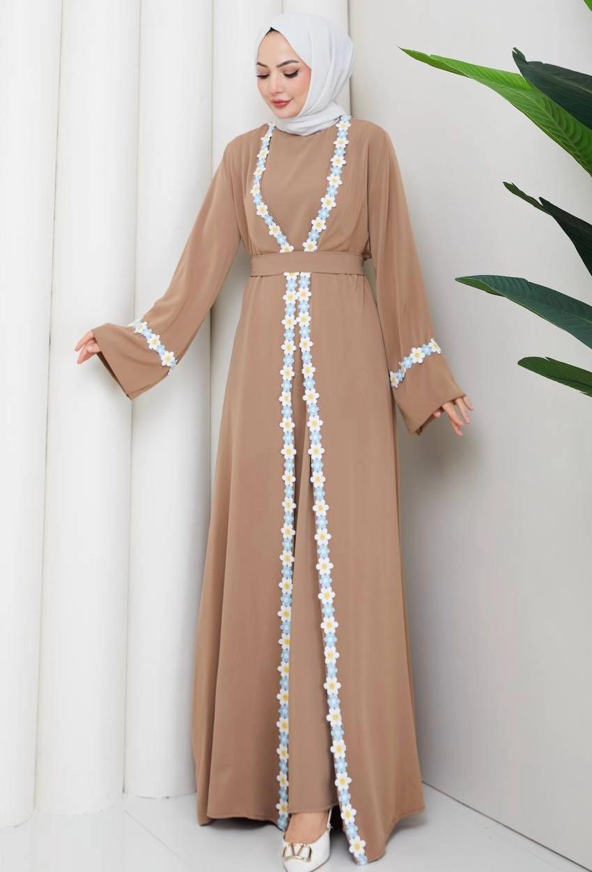 Sharmi Abaya — Beige