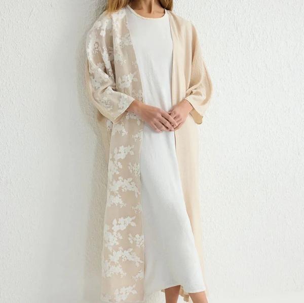 Modest Abaya — Style 2 — Cream