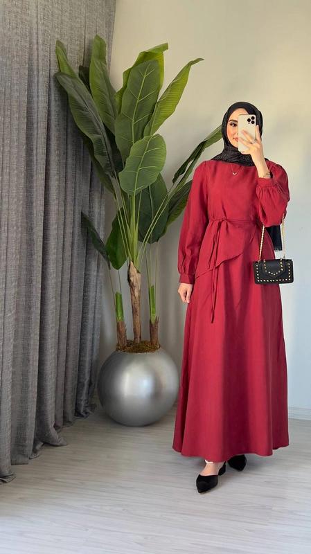 Tensel Dress — Red