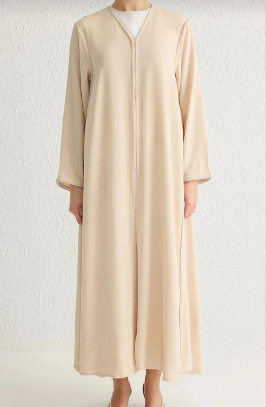 Modest Abaya — Style 5 — Beige
