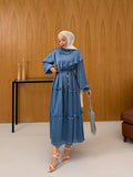 Modest Dress — Blue