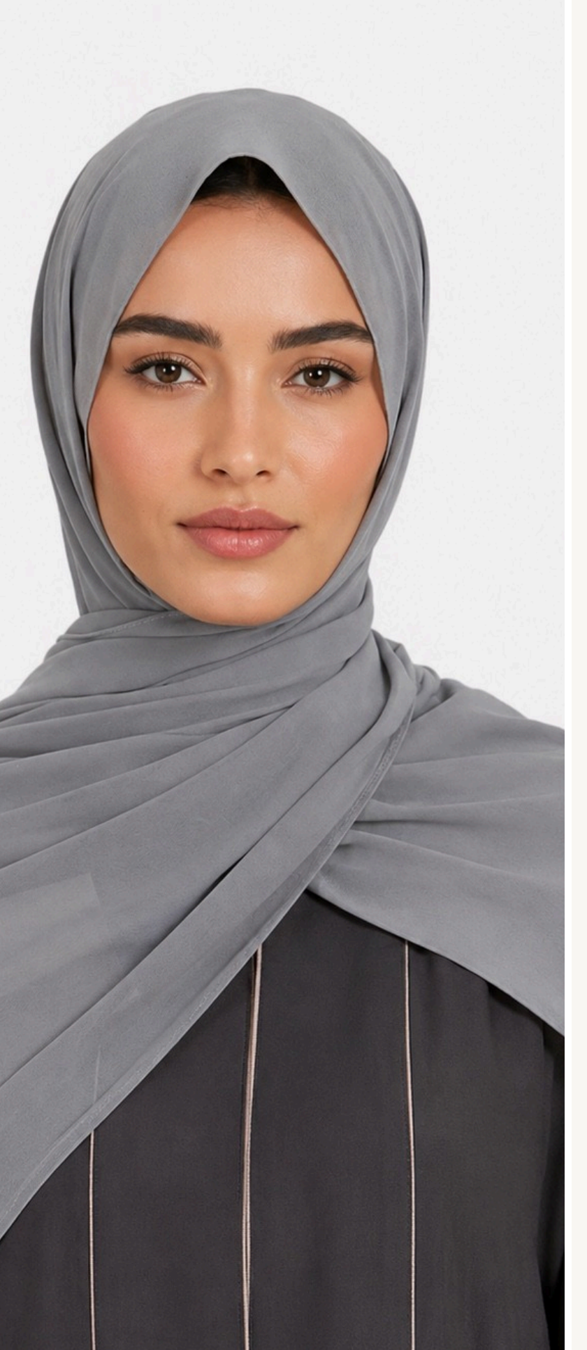 NORANA Crepe Hijab on model