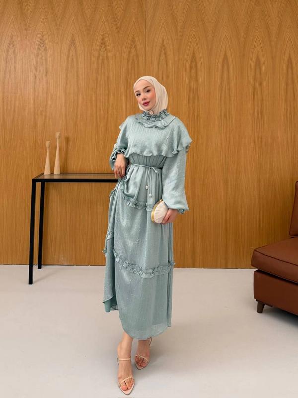 Modest Dress — Tiffany Blue