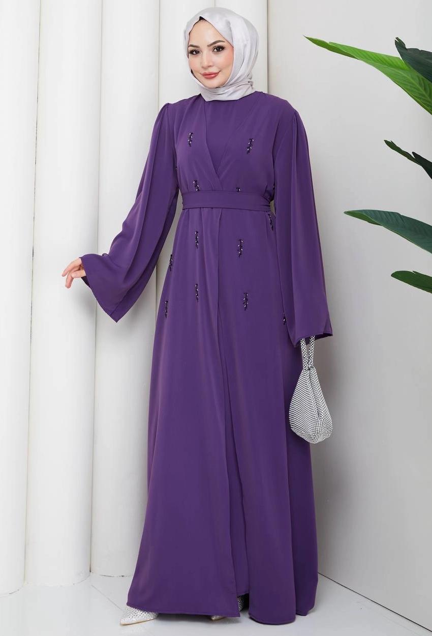 Abaya Set — Purple