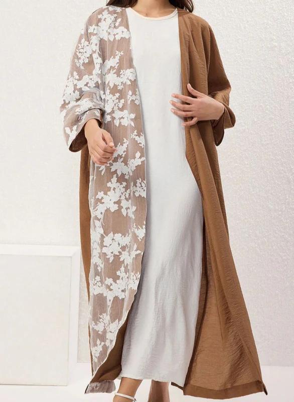Modest Abaya — Style 2 — Brown