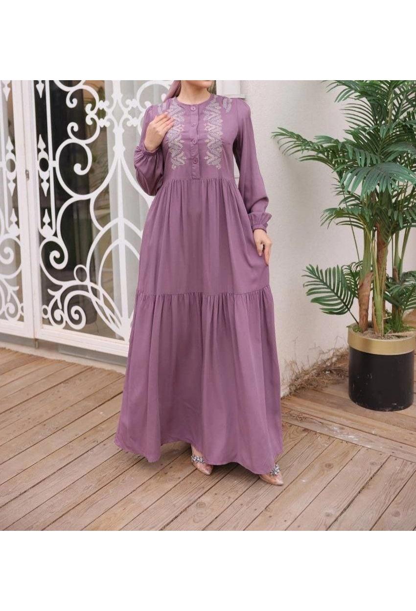 Belmando Dress — Style 3 — Purple