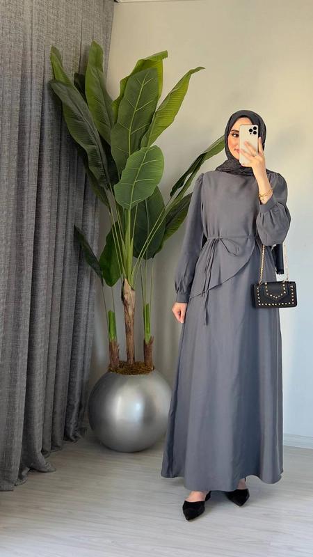 Tensel Dress — Gray