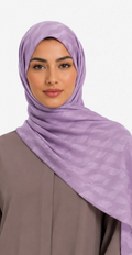 NORANA Satin Hijab on model