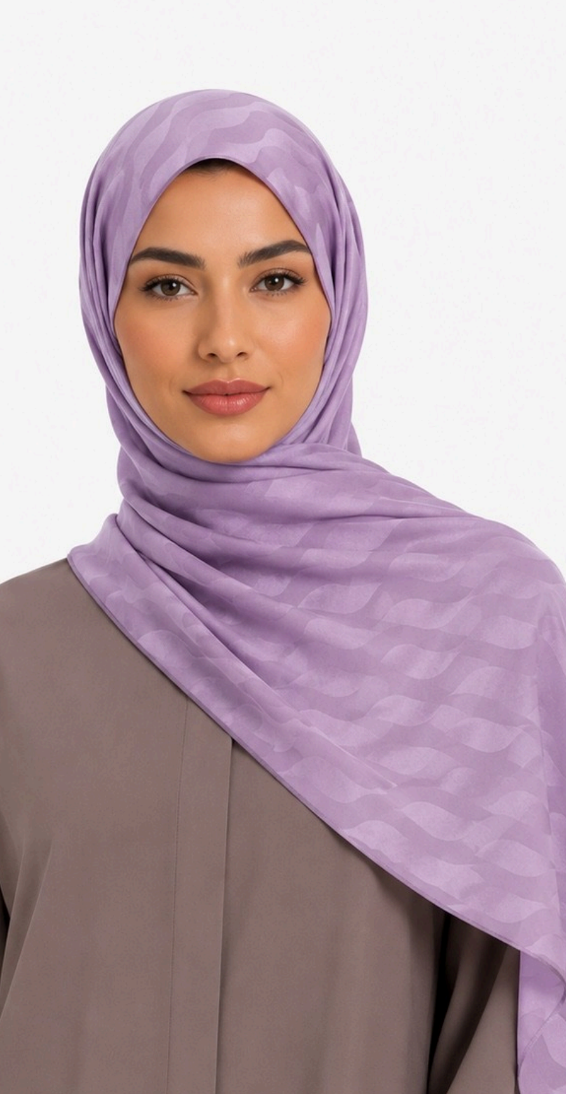NORANA Satin Hijab on model